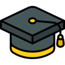 Degree hat icon